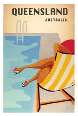 Tea Towel - Queensland