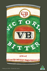 Tea Towel - VB Beer Olive
