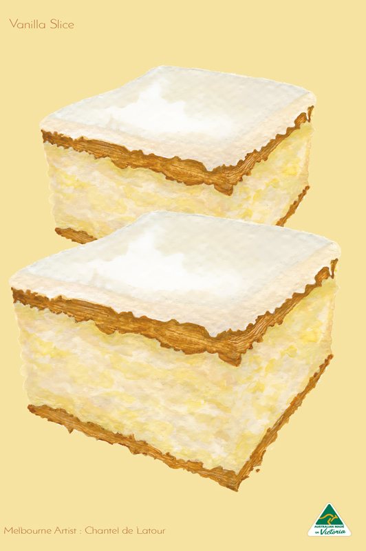 TEA TOWEL VANILLA SLICE BUTTER