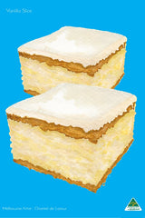 Tea Towel - Vanilla Slice Light Blue