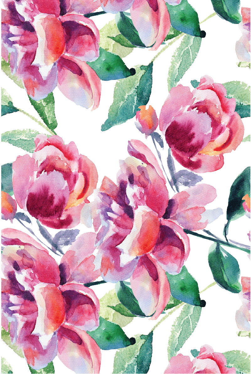 TEA TOWEL - PEONIES