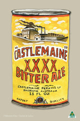 Tea Towel - Castlemaine XXXX Fawn