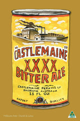 Tea Towel - Castlemaine XXXX Mustard