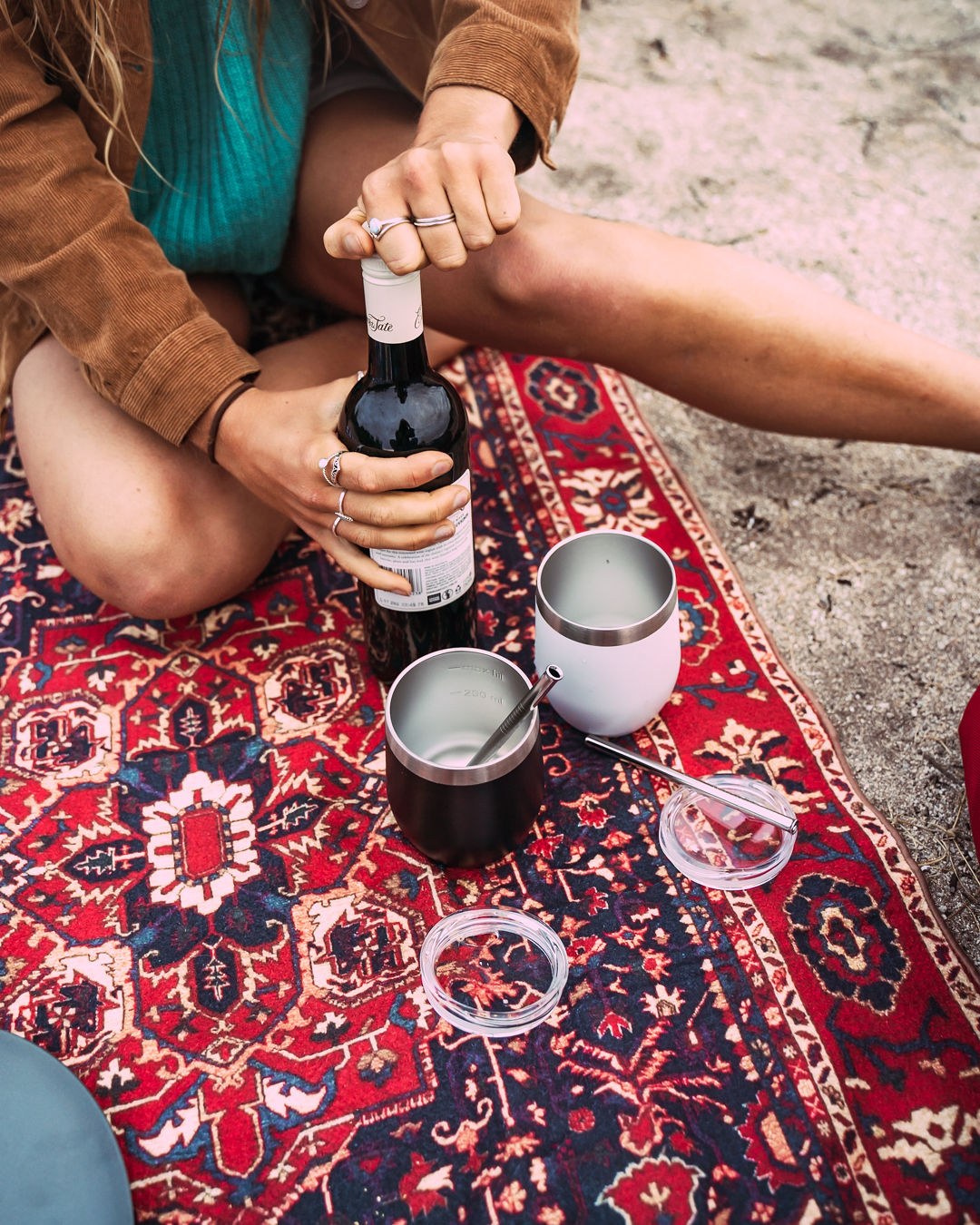 Persian ECO beach towel lifestyle, Australian beach
