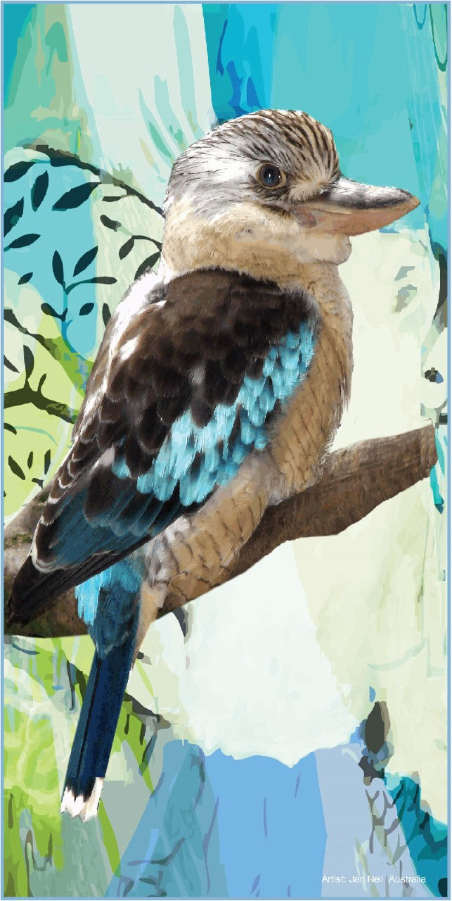 Kookaburra Beach Towel