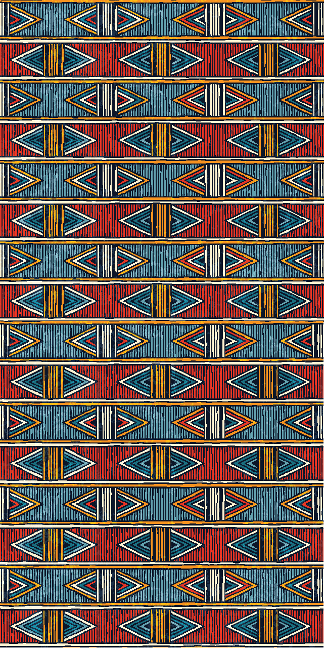 Tribal Red Beach Towel