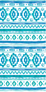 Beach Towel - Tribal Blue