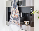Coffee Machine Grey tea towel in a Melbourne kitchen