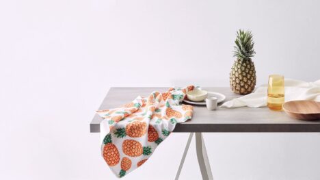 KE Design Pineapple Print Tea Towel