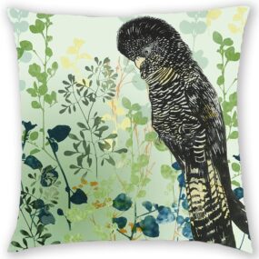 CUSHION COVER - ITS ALL ABOUT THE HAIRDO (GREEN)