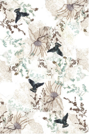 TABLE CLOTH BLACK COCKATOO